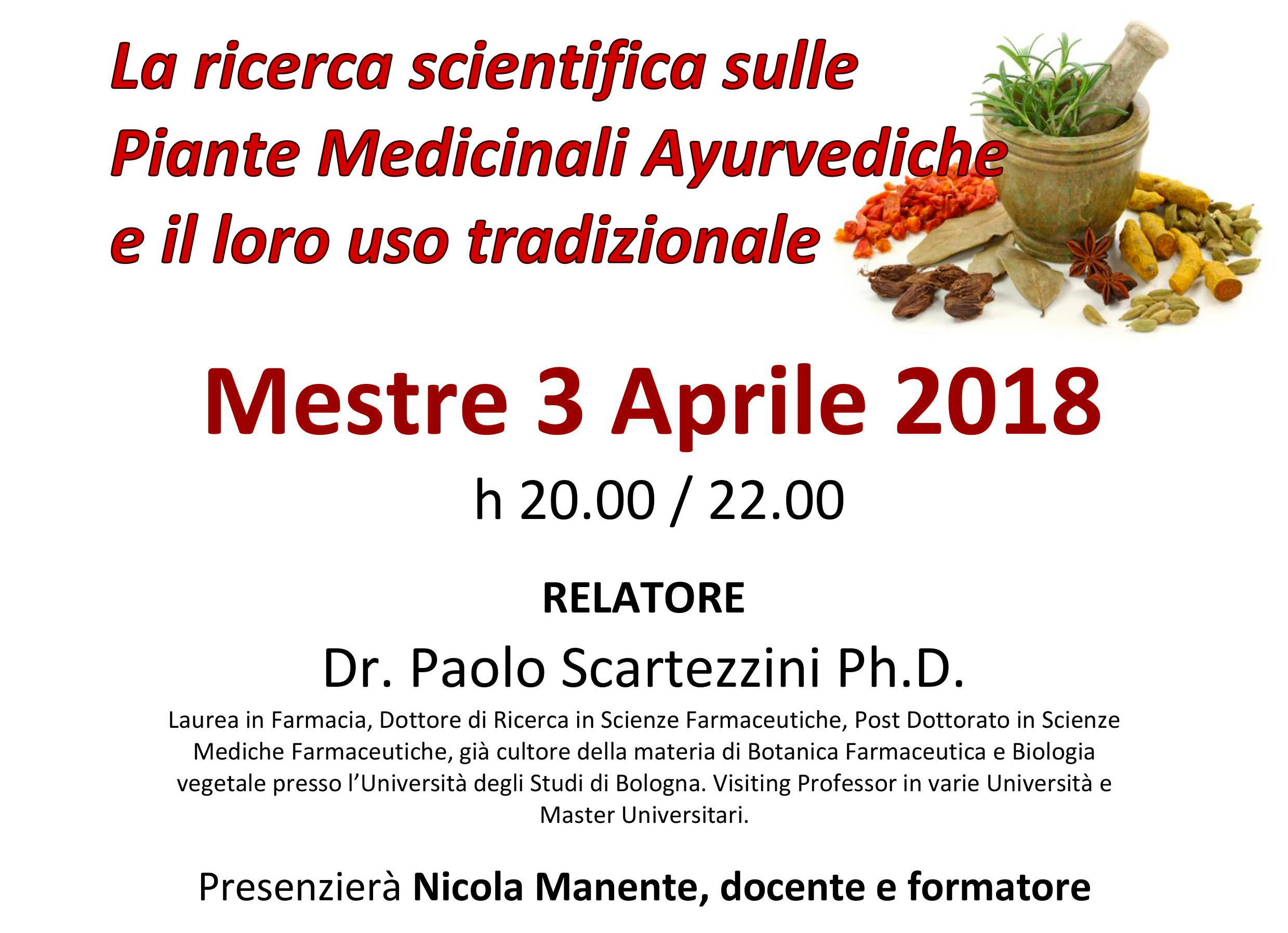 3 aprile 2018 sede di Mestre - Conferenza