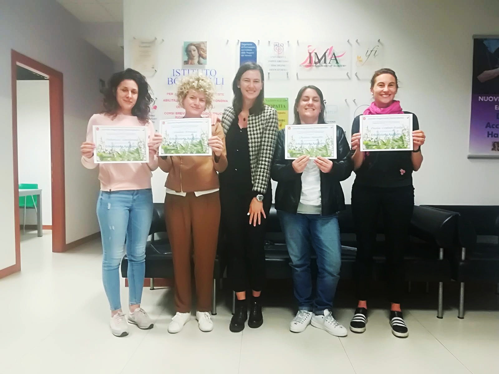 17 aprile 2019, sede di Conegliano: complimenti a Federica, Giulia, Chiara e Paola